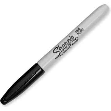 Sharpie Permanent Marker Pens Fine Point Black 8 pack