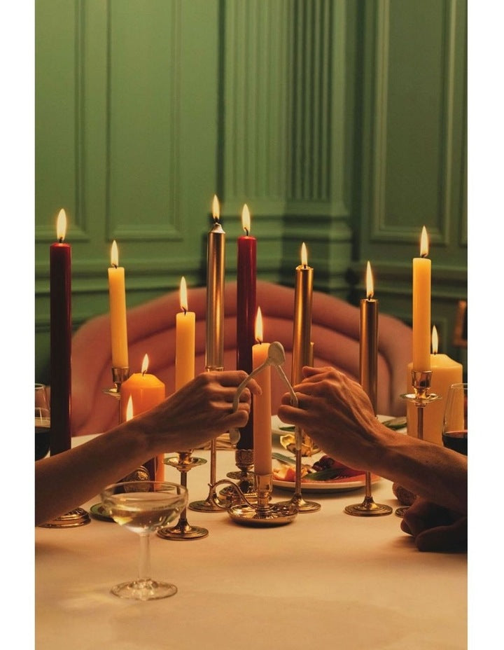 Dutch Candlestick in Gold