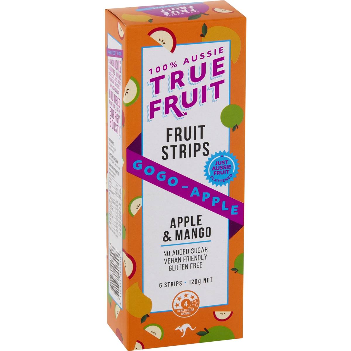 True Fruit Gogo Apple Mango & Apple Fruit Strips 120g