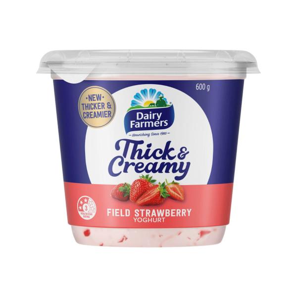 DF THICK & CREAMY YOGHURT STRAWBERRY 600G