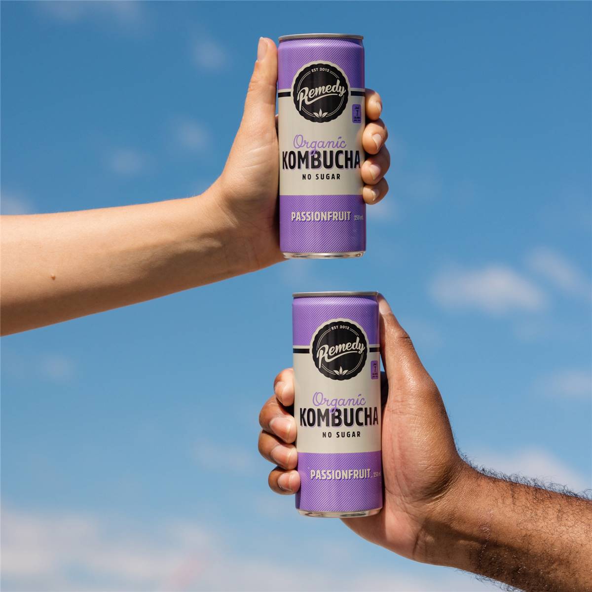 Remedy Passionfruit Kombucha 250ml x4 Pack