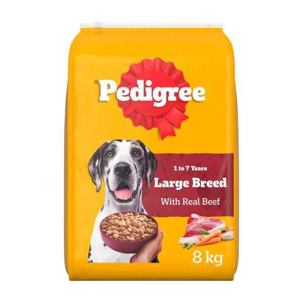 Large Breed With Real Beef Dry Dog Food