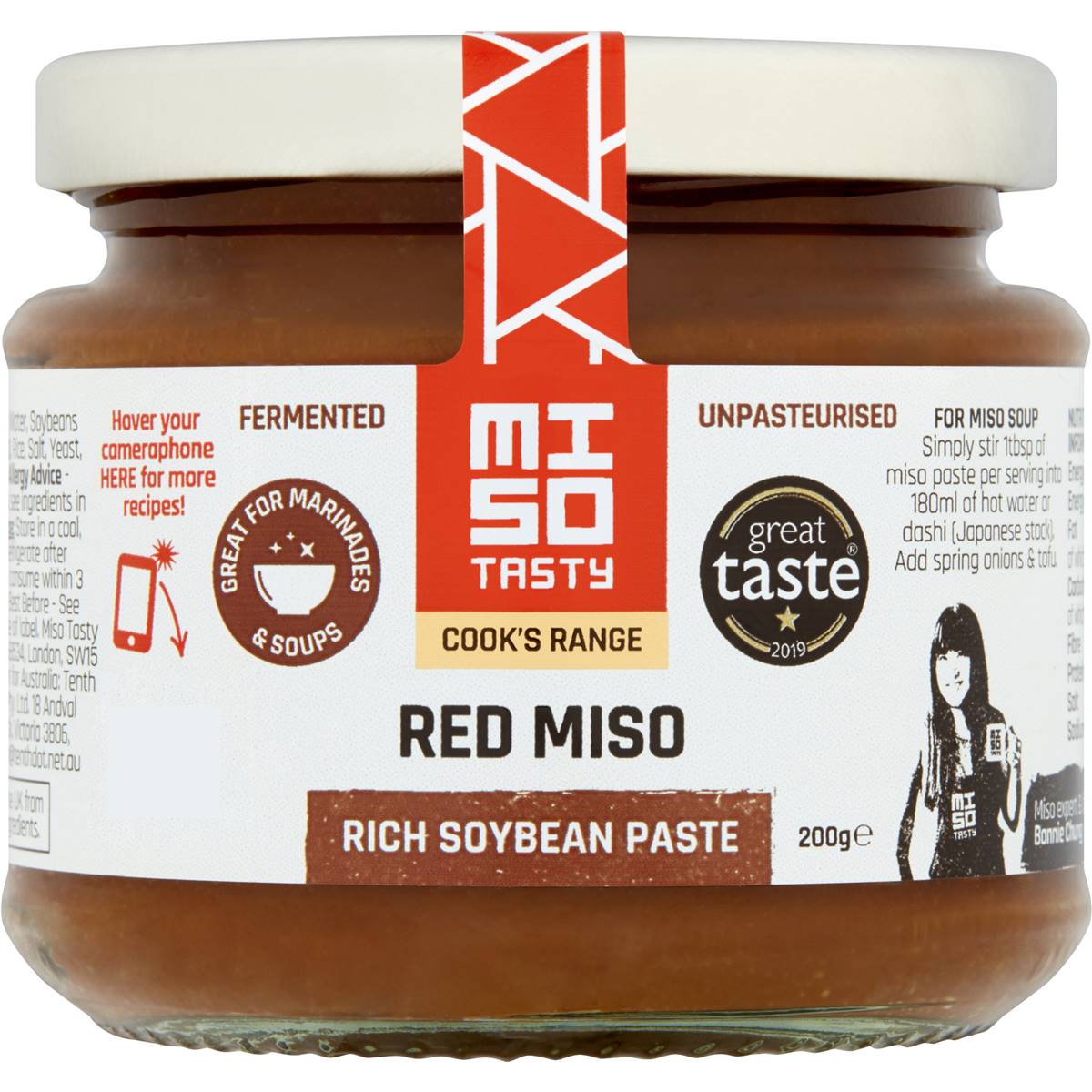 Miso Tasty Red Miso Paste 200g