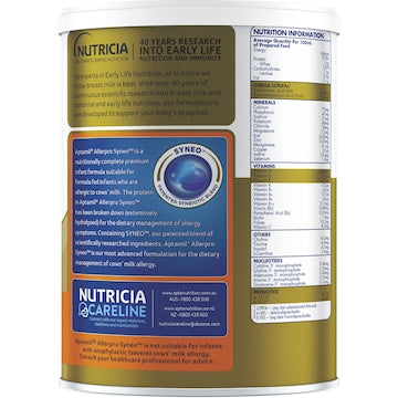 Aptamil Allerpro Syneo 1 Baby Formula Allergy From Birth To 6 Months 900g