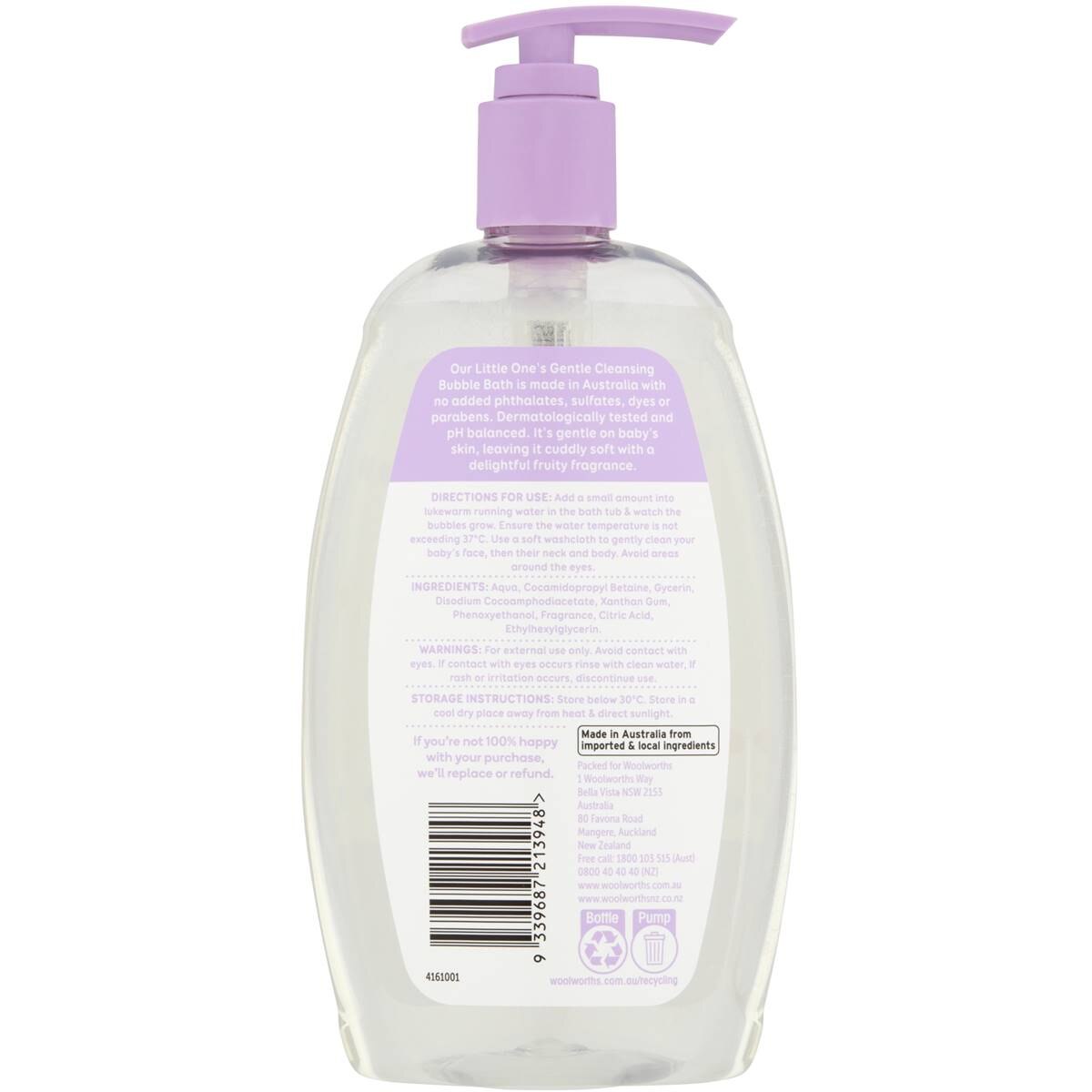 Little One's Gentle Cleansing Bubble Bath Fruity Fragrance 500ml