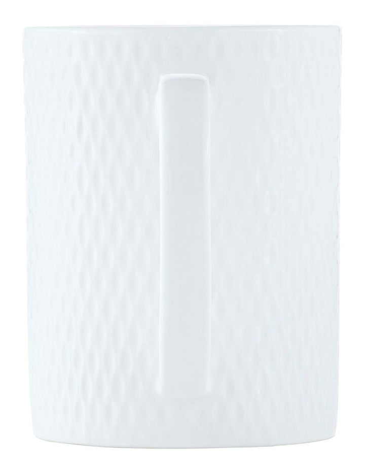 White Basics Diamonds Straight Mug in White