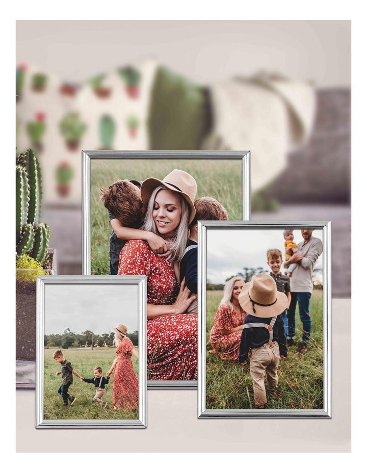 Habitat Metal Photo Frame 4x6" in Silver
