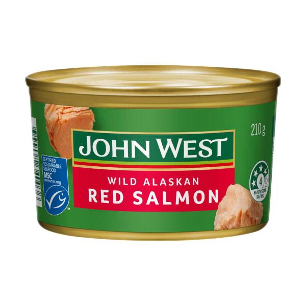 JOHN WEST SALMON:RED:.:210 GRAM