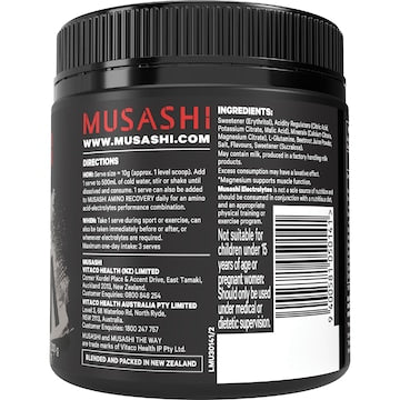 Musashi Electrolytes Watermelon Flavour 300g