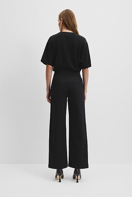 High Rise Wide Leg Jean