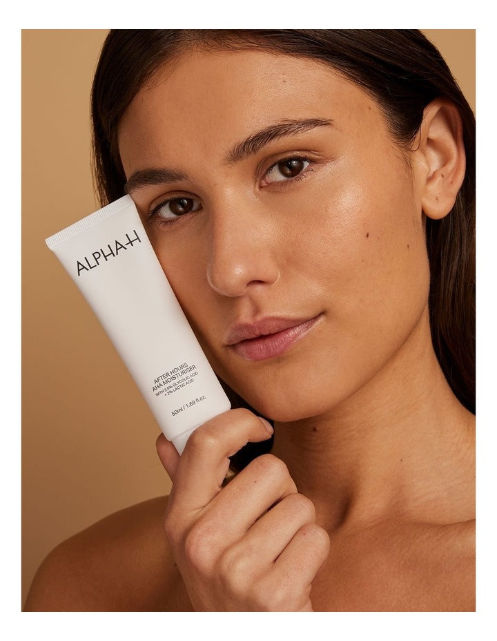 After Hours AHA Moisturiser With 3.5% Glycolic Acid + 2% Lactic Acid