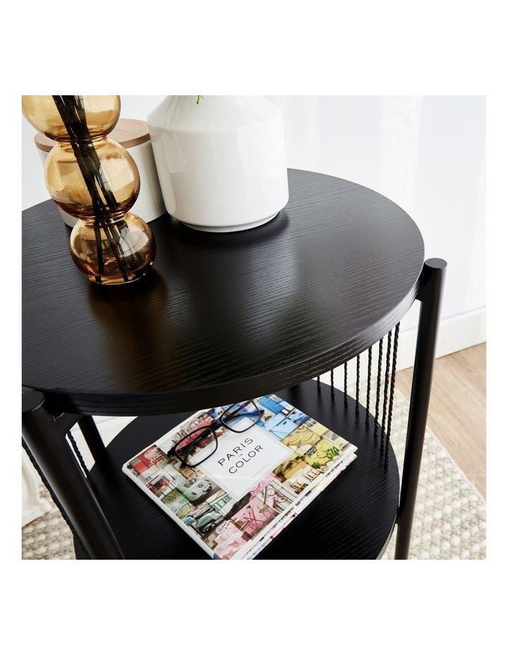 Harbour Side Table 40cm in Black