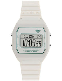 Digital Two Resin Watch in White