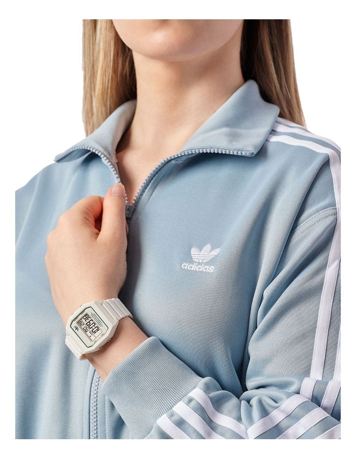 Digital Two Resin Watch in White