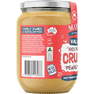 Mayver's Crunchy Peanut Butter 750g