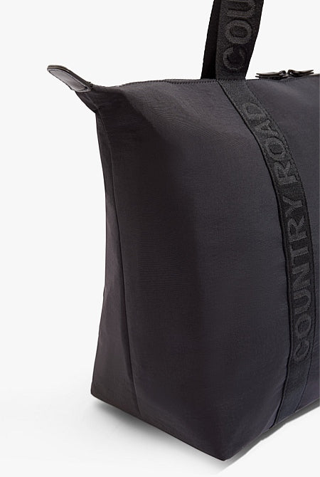 Nylon Soft Zip Tote