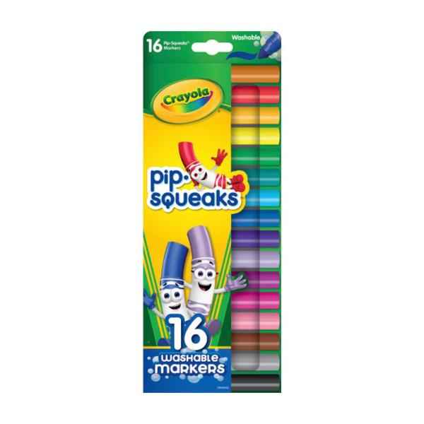 CRAYOLA PIP SQUEAK MARKERS 16 PACK