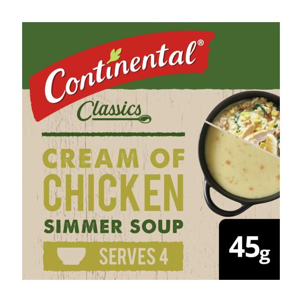 Cream Of Chicken Soup Serves 4