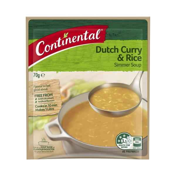 Dutch Curry & Rice Soup Serves 4