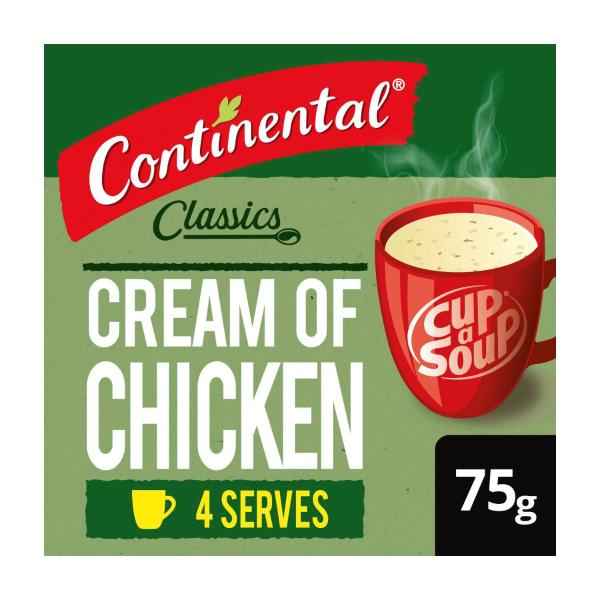 Cup A Soup Cream Of Chicken Soup Serves 4