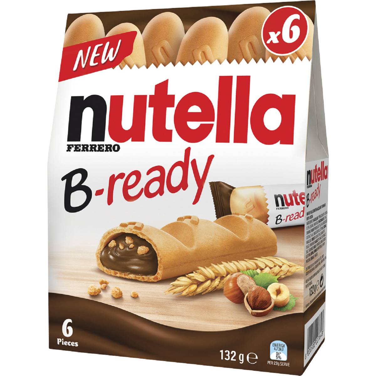 Nutella B Ready Biscuit Multipack 6 pack