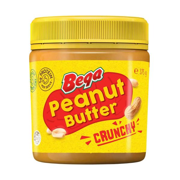 BEGA SPREAD PEANUT BUTTER:CRUNCHY:.:375 GRAM
