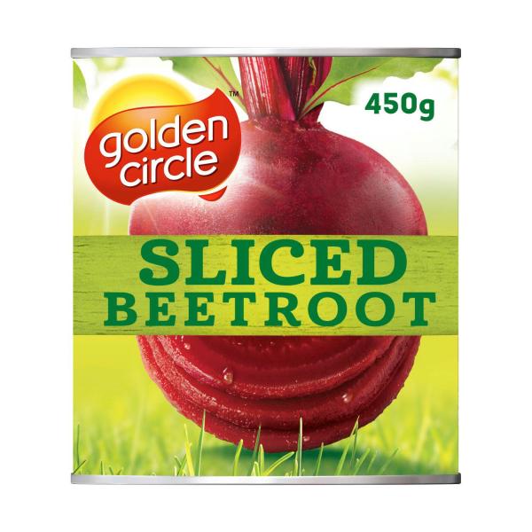 GOLDEN CIRCLE SLICED BEETROOT 450G