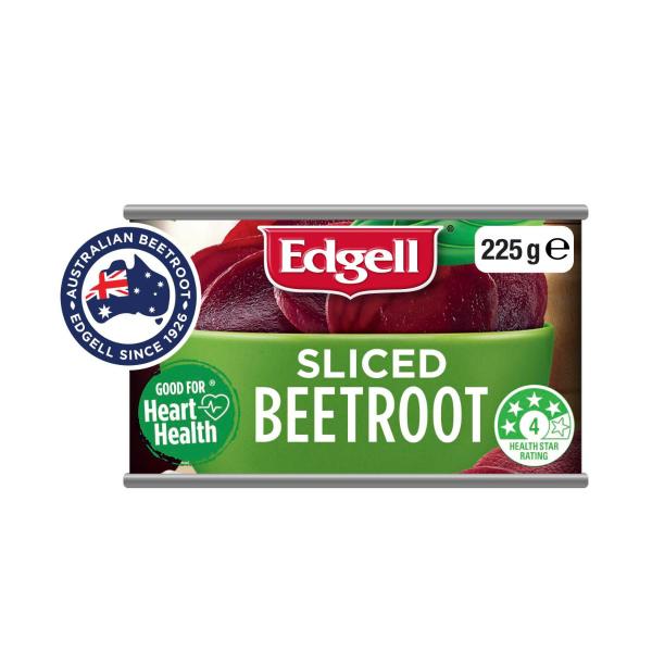 EDGELL AUSTRALIAN GROWN SLICED BEETROOT 225G