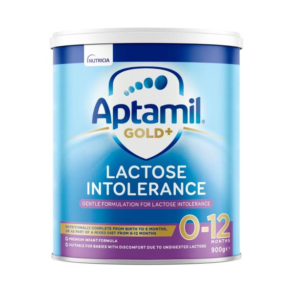 APTAMIL GOLD+LACTOSE INTOLERANCE BABY INFANT FORMULA FROM BIRTH TO 12 MONTHS 900G