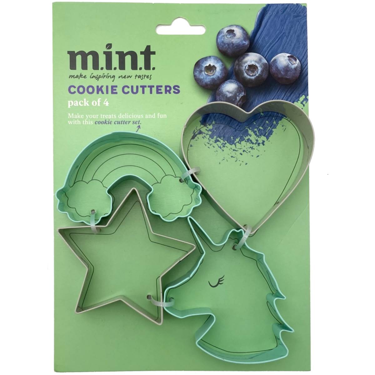 MINT Cookie Cutters 4 Pack