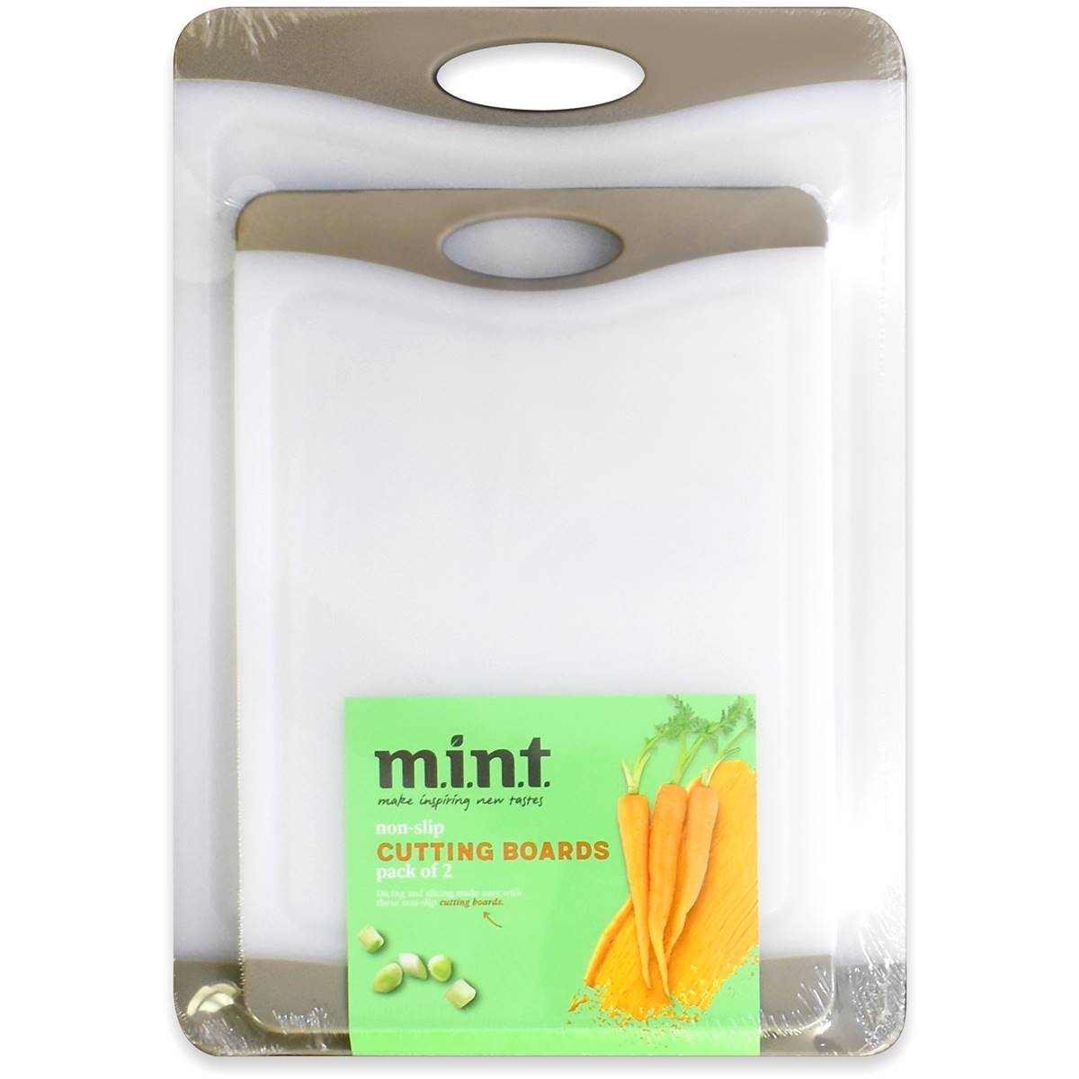 MINT Non Slip Chopping Boards 2 Pack