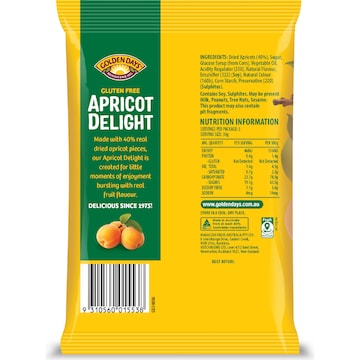 Golden Days Fruit Snacks Bites Apricot Delight 150g