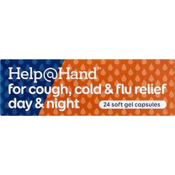 Help@Hand Cough, Cold & Flu Soft Gel Caps 24 pack