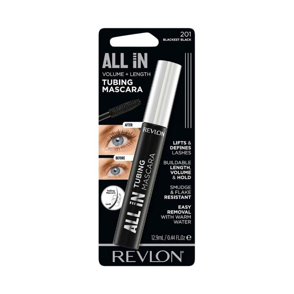 REVLON ALL IN TUBING MASCARA BLACKEST BLACK 12.9ML