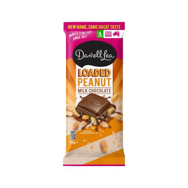 DARRELL LEA DOUBLE PEANUT BLOCK CHOCOLATE 170G