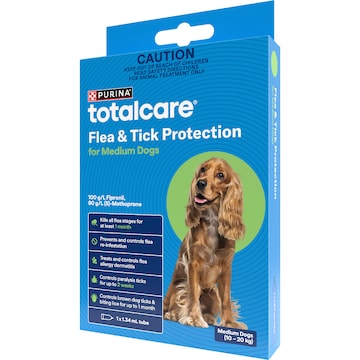 Totalcare Flea & Tick Control Plus For Medium Dogs each