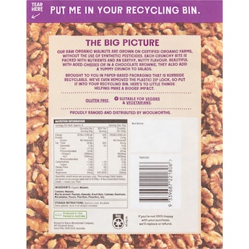 Macro Organic Natural Walnuts 250g