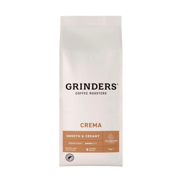 GRINDERS CREMA COFFEE BEANS 1KG