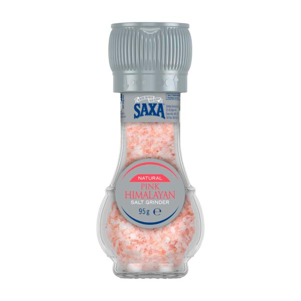 SAXA NATURAL PINK HIMALAYAN SALT GRINDER 95G