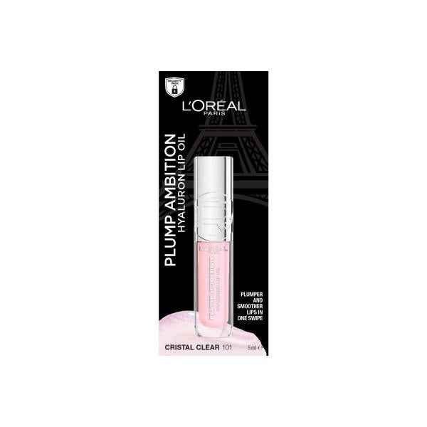 Paris Plump Ambition Hyaluron Lip Oil 101 Crystal Clear