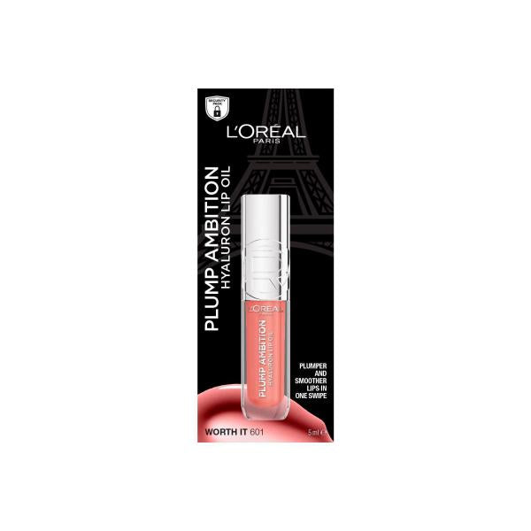 L'OREAL PARIS PLUMP AMBITION HYALURON LIPOIL 601 WORTH IT 5ML