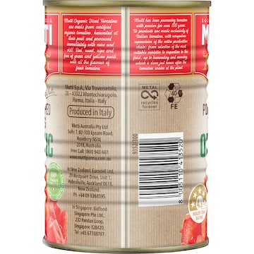 Mutti Organic Polpa Finely Chopped Tomatoes 400g