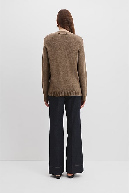 Relaxed Knit Cardigan