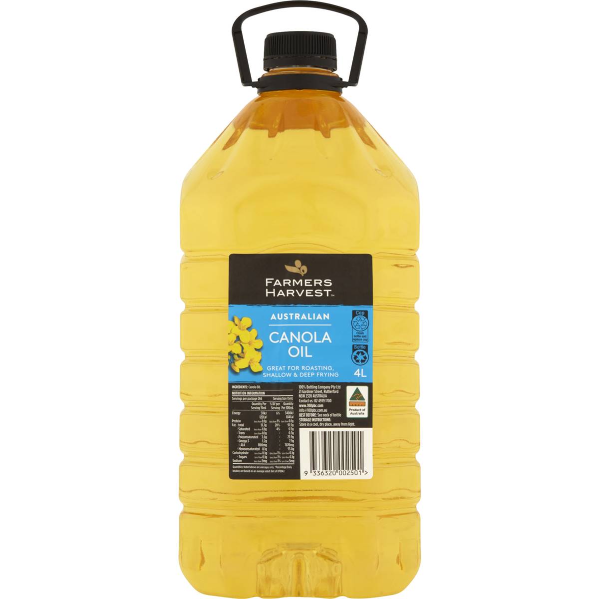 Farmers Harvest Canola Oil 4l