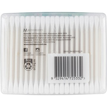 Swisspers Paper Cotton Stems 400 pack