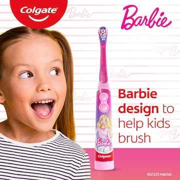 Colgate Kids Toothbrush Battery Sonic Barbie Extra Soft For 3+ Years each