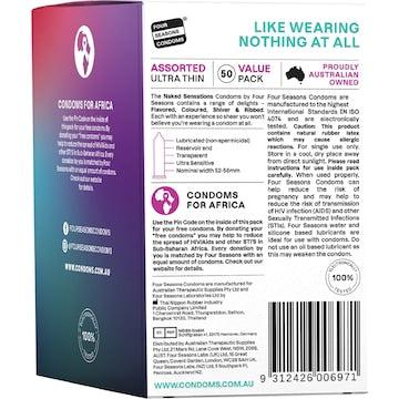 Four Seasons Naked Sensations Condoms 50 pack