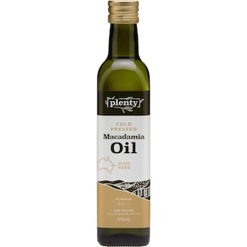 Plenty Cold Pressed Macadamia Oil 375mL