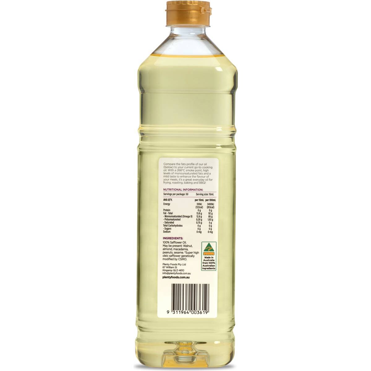 Plenty Heart Smart Safflower Cooking Oil 750ml