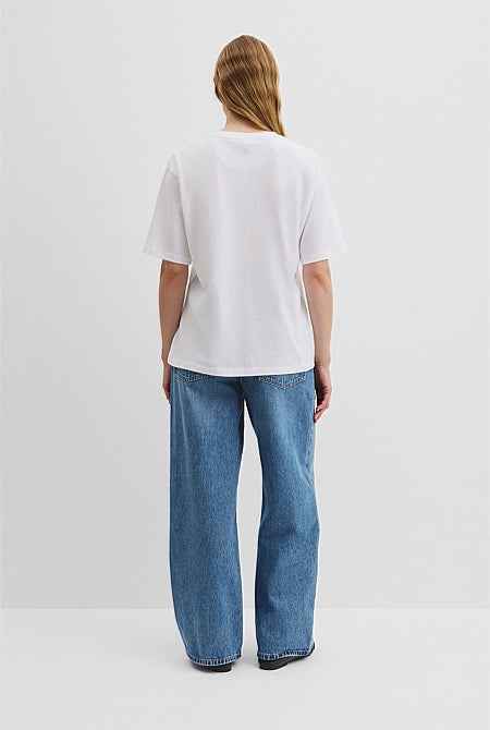 Australian Cotton Short Sleeve Relaxed T-Shirt